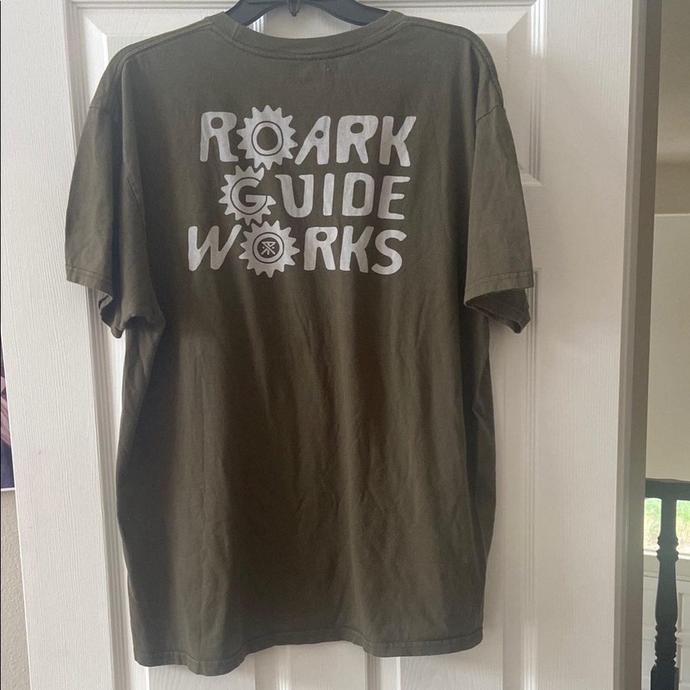 Roark Olive Green Men's T-Shirt - Picture 3 of 3
